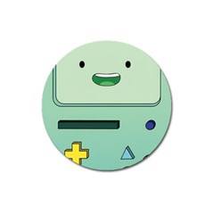 Adventure Time Bmo Beemo Green Magnet 3  (round) by Bedest