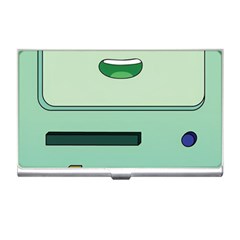 Adventure Time Bmo Beemo Green Business Card Holder by Bedest