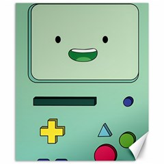 Adventure Time Bmo Beemo Green Canvas 8  X 10  by Bedest