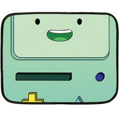 Adventure Time Bmo Beemo Green Fleece Blanket (mini) by Bedest