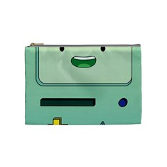 Adventure Time Bmo Beemo Green Cosmetic Bag (medium) by Bedest