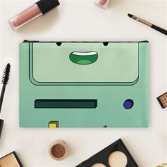 Adventure Time Bmo Beemo Green Cosmetic Bag (large) by Bedest