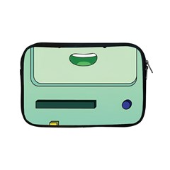 Adventure Time Bmo Beemo Green Apple Ipad Mini Zipper Cases by Bedest