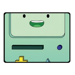 Adventure Time Bmo Beemo Green Two Sides Fleece Blanket (small) by Bedest