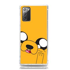 Adventure Time Cartoon Face Funny Happy Toon Samsung Galaxy Note 20 Tpu Uv Case by Bedest