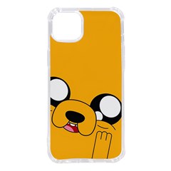 Adventure Time Cartoon Face Funny Happy Toon Iphone 14 Plus Tpu Uv Print Case by Bedest