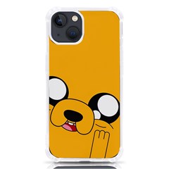 Adventure Time Cartoon Face Funny Happy Toon Iphone 13 Tpu Uv Print Case by Bedest