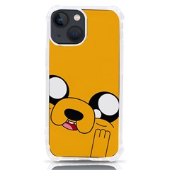 Adventure Time Cartoon Face Funny Happy Toon Iphone 13 Mini Tpu Uv Print Case by Bedest