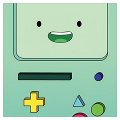 Adventure Time Bmo Beemo Green Lightweight Scarf  by Bedest