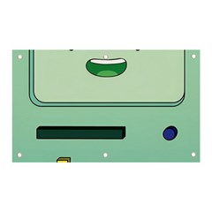 Adventure Time Bmo Beemo Green Banner And Sign 5  X 3  by Bedest