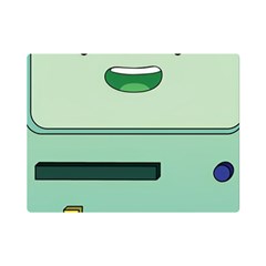 Adventure Time Bmo Beemo Green Premium Plush Fleece Blanket (mini) by Bedest