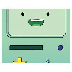 Adventure Time Bmo Beemo Green Premium Plush Fleece Blanket (medium) by Bedest