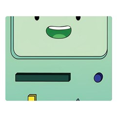 Adventure Time Bmo Beemo Green Premium Plush Fleece Blanket (large) by Bedest