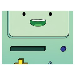 Adventure Time Bmo Beemo Green Premium Plush Fleece Blanket (extra Small) by Bedest