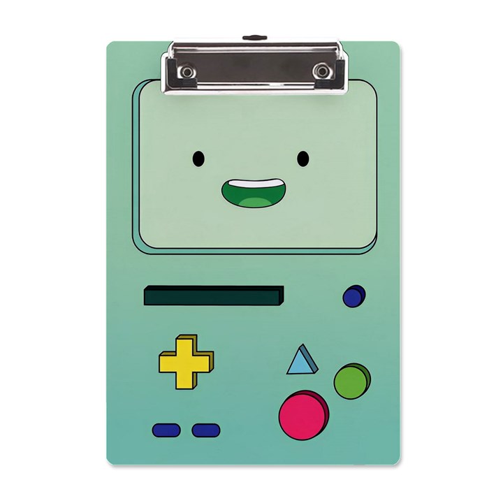 Adventure Time Bmo Beemo Green A5 Acrylic Clipboard