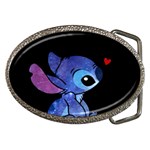 Stitch Love Cartoon Cute Space Belt Buckles Front