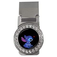 Stitch Love Cartoon Cute Space Money Clips (cz)  by Bedest