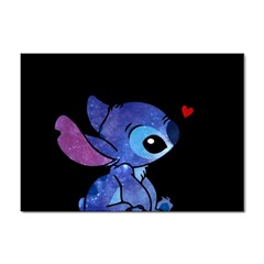 Stitch Love Cartoon Cute Space Sticker A4 (100 Pack) by Bedest