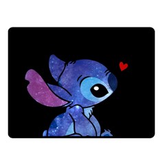 Stitch Love Cartoon Cute Space Fleece Blanket (small) by Bedest