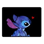 Stitch Love Cartoon Cute Space Fleece Blanket (Small) 50 x40  Blanket Front