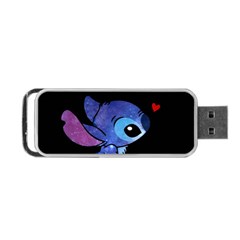 Stitch Love Cartoon Cute Space Portable Usb Flash (one Side) by Bedest