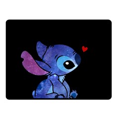 Stitch Love Cartoon Cute Space Two Sides Fleece Blanket (small) by Bedest