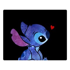 Stitch Love Cartoon Cute Space Premium Plush Fleece Blanket (large) by Bedest