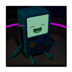 Bmo In Space  Adventure Time Beemo Cute Gameboy Tile Coaster by Bedest