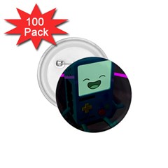 Bmo In Space  Adventure Time Beemo Cute Gameboy 1 75  Buttons (100 Pack)  by Bedest