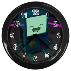 Bmo In Space  Adventure Time Beemo Cute Gameboy Wall Clock (black) by Bedest