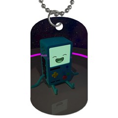 Bmo In Space  Adventure Time Beemo Cute Gameboy Dog Tag (two Sides) by Bedest