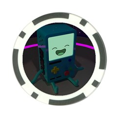 Bmo In Space  Adventure Time Beemo Cute Gameboy Poker Chip Card Guard by Bedest