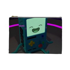 Bmo In Space  Adventure Time Beemo Cute Gameboy Cosmetic Bag (large) by Bedest