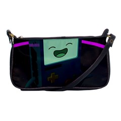 Bmo In Space  Adventure Time Beemo Cute Gameboy Shoulder Clutch Bag by Bedest