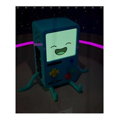 Bmo In Space  Adventure Time Beemo Cute Gameboy Shower Curtain 60  X 72  (medium) 