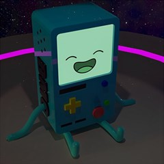 Bmo In Space  Adventure Time Beemo Cute Gameboy Play Mat (square) by Bedest