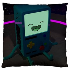 Bmo In Space  Adventure Time Beemo Cute Gameboy Large Cushion Case (two Sides) by Bedest