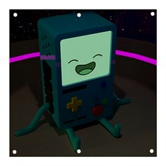 Bmo In Space  Adventure Time Beemo Cute Gameboy Banner And Sign 3  X 3  by Bedest