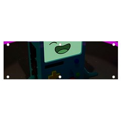 Bmo In Space  Adventure Time Beemo Cute Gameboy Banner And Sign 6  X 2  by Bedest