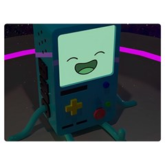 Bmo In Space  Adventure Time Beemo Cute Gameboy Premium Plush Fleece Blanket (extra Small) by Bedest