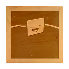 Bmo In Space  Adventure Time Beemo Cute Gameboy Wood Photo Frame Cube by Bedest