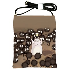 Cute Anime Scenery Artwork Fanart Shoulder Sling Bag by Bedest