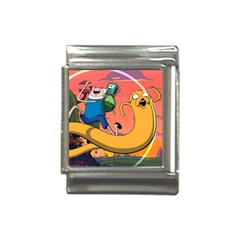 Finn And Jake Adventure Time Bmo Cartoon Italian Charm (13mm) by Bedest