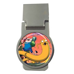 Finn And Jake Adventure Time Bmo Cartoon Money Clips (round)  by Bedest