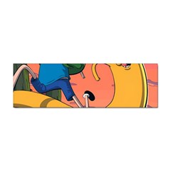 Finn And Jake Adventure Time Bmo Cartoon Sticker (bumper) by Bedest