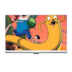 Finn And Jake Adventure Time Bmo Cartoon Business Card Holder by Bedest