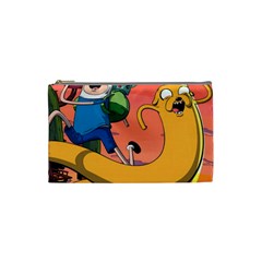 Finn And Jake Adventure Time Bmo Cartoon Cosmetic Bag (small) by Bedest