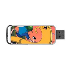 Finn And Jake Adventure Time Bmo Cartoon Portable Usb Flash (two Sides) by Bedest