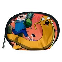 Finn And Jake Adventure Time Bmo Cartoon Accessory Pouch (medium) by Bedest