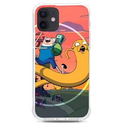 Finn And Jake Adventure Time Bmo Cartoon Iphone 12/12 Pro Tpu Uv Print Case by Bedest